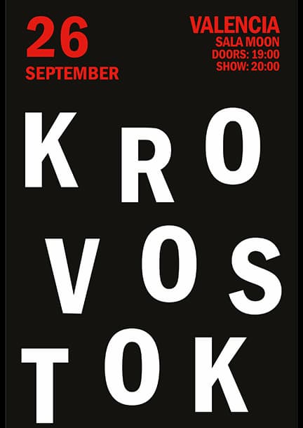 The band Krovostok in Valencia