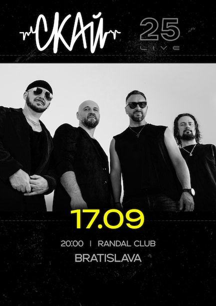 Groupe SKAY à Bratislava. 25 ans de scène