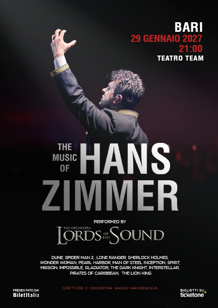 Lords of the Sound: La musica di Hans Zimmer a Bari