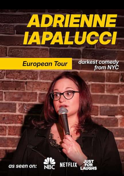 Adrienne Iapalucci in Warsaw. Stand-up tour