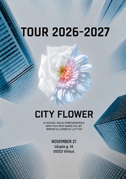 The play "The City Flower" in Vilnius