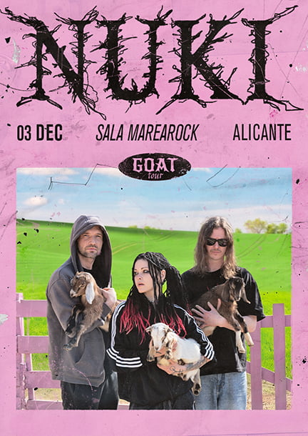 Il gruppo "Nuki" ad Alicante. G.O.A.T. Tour