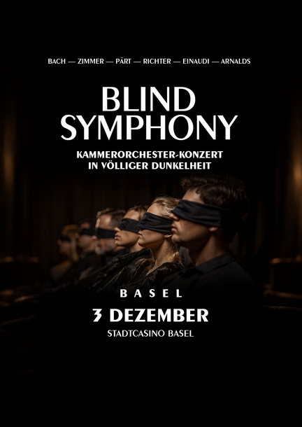 Blind Symphony in Basel. A chamber music concert in the dark