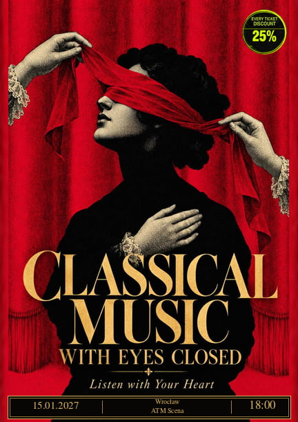 «Classica ad occhi chiusi» – concerto di musica classica a Breslavia