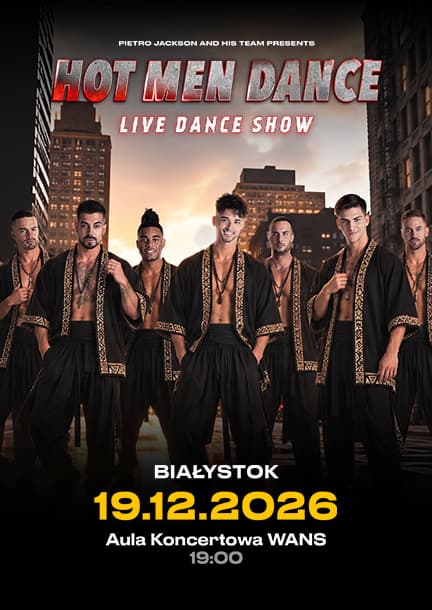 Lo spettacolo "Hot Men Dance" a Białystok