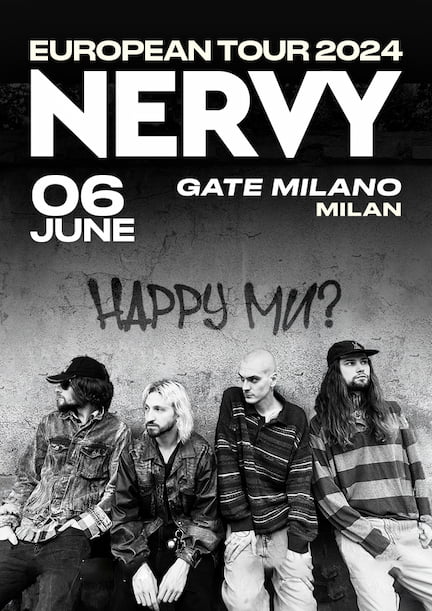 Группа Нервы в Милане