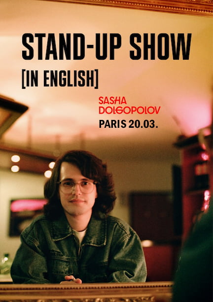 Sasha Dolgopolov in Paris. New standup in English 2025