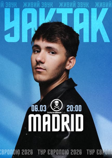 YAKTAK in Madrid. European tour