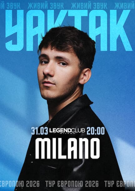 YAKTAK in Milan. European tour