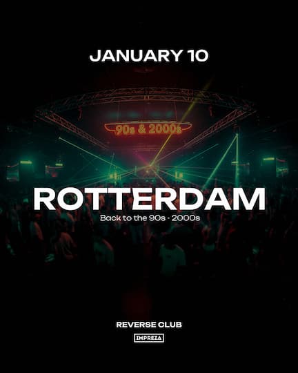 Impreza party in Rotterdam. Back to the 90-00s