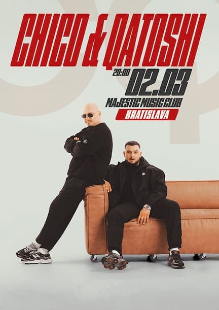 Chico & Qatoshi in Bratislava. European tour