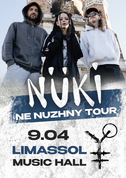 The band "Nuki" w Limassol. Europejska trasa koncertowa