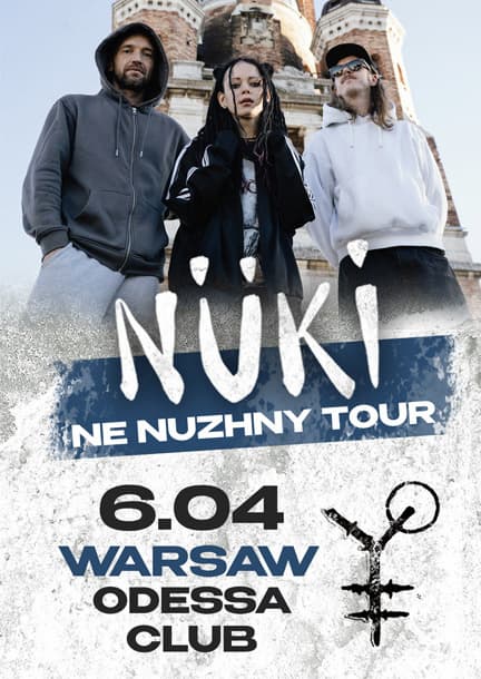 The band "Nuki" in Warsaw. European tour