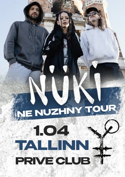 The band "Nuki" in Tallinn. European tour