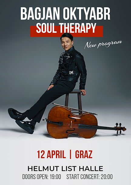 Багжан Октябрь з новою програмою "Терапія душі" у Граці