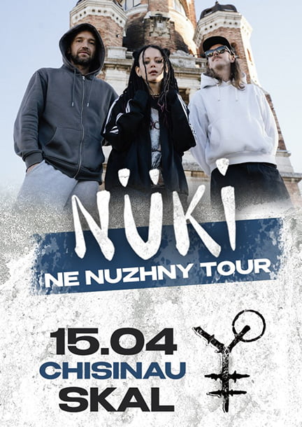 The band "Nuki" in Chisinau. European tour
