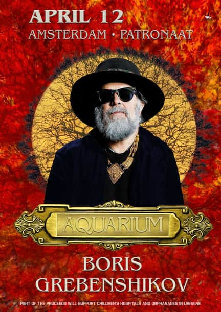 Boris Grebenshchikov in Amsterdam