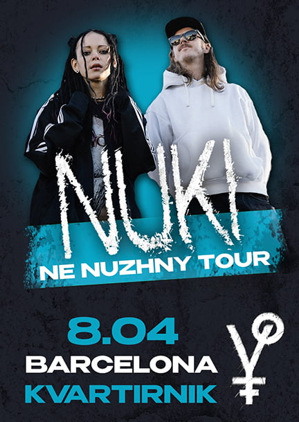 The band "Nuki" in Barcelona. Acoustic concert
